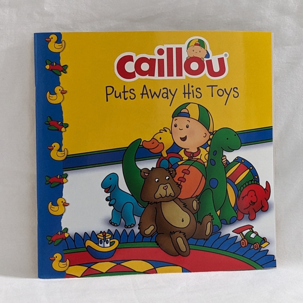 Caillou Puts Away His Toys NEW Kids Softcover Book